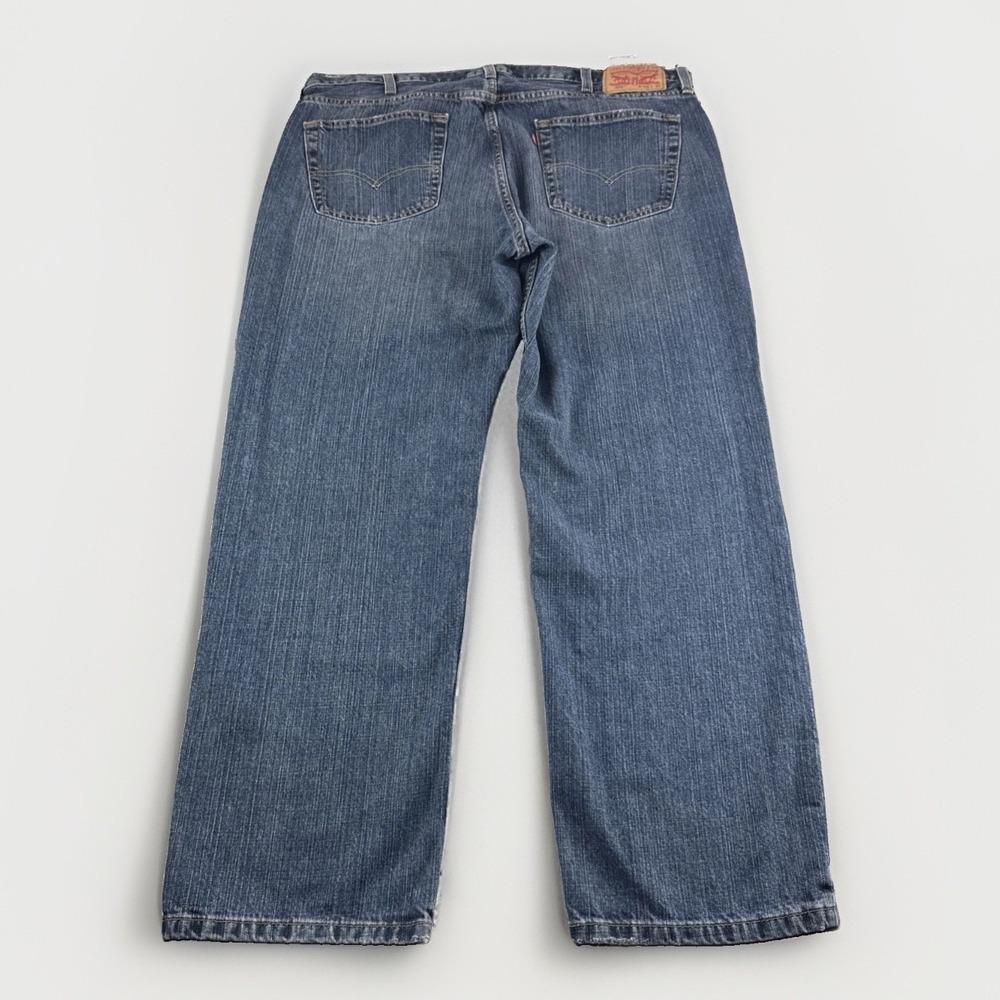 Levis 559 Jeans Mens 40x30 Blue Relaxed Straight Denim Pants Medium Wash Cotton